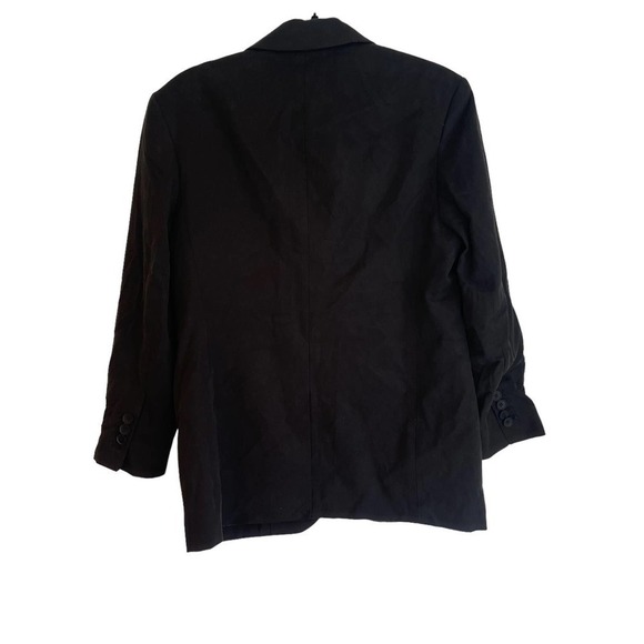 Everlane The ’80s Blazer Jacket Long Sleeve Black Women's Size 2 NWOT - Picture 5 of 11